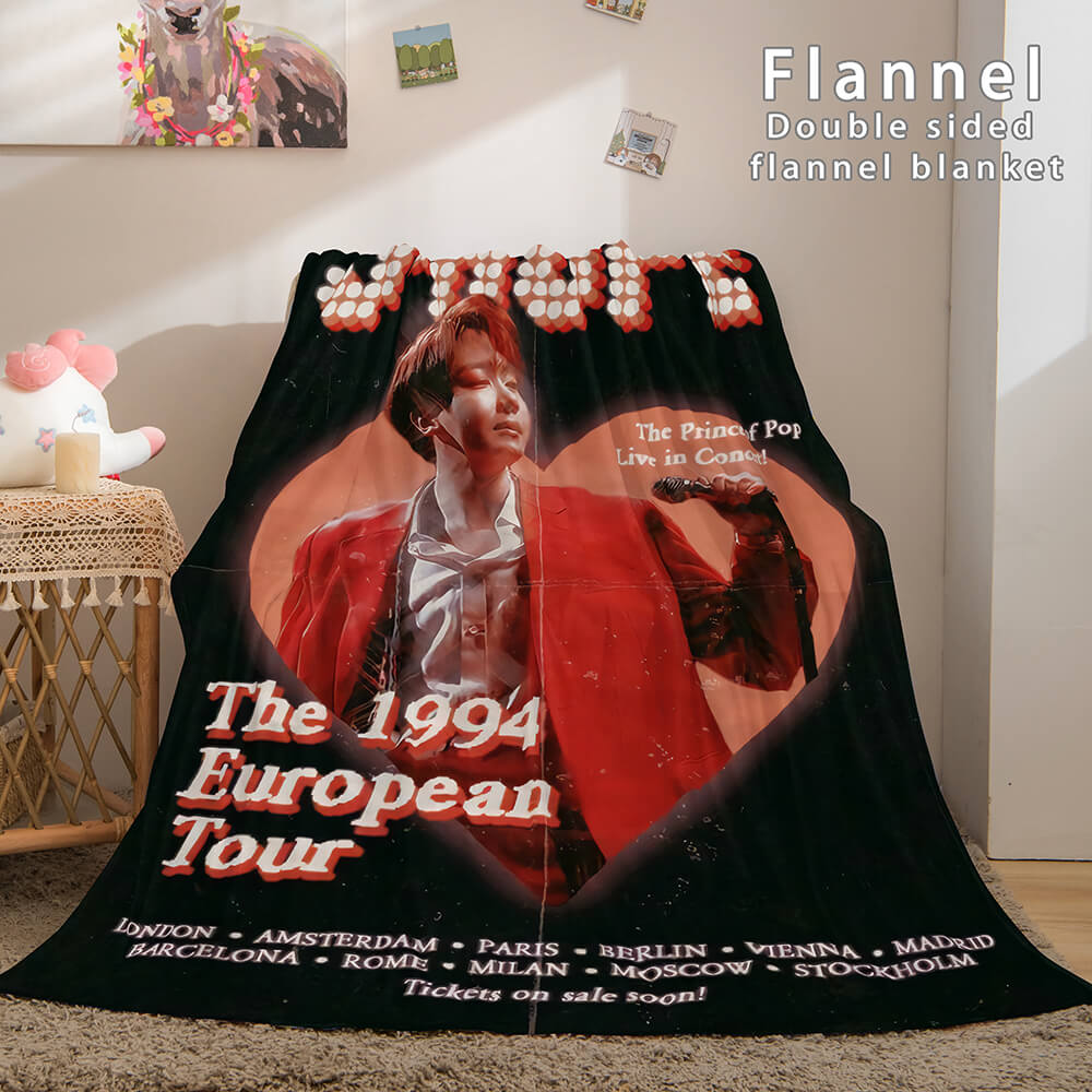 Kpop BTS Butter Bangtan Boys Cosplay Flannel Blanket Bedding Sets (Online Order Only)