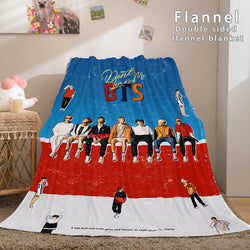 Kpop BTS Butter Bangtan Boys Cosplay Flannel Blanket Bedding Sets (Online Order Only)