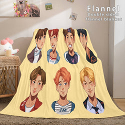 Kpop BTS Butter Bangtan Boys Cosplay Flannel Blanket Bedding Sets (Online Order Only)