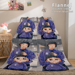 Kpop BTS Butter Bangtan Boys Cosplay Flannel Blanket Bedding Sets (Online Order Only)