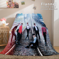 Kpop BTS Butter Bangtan Boys Cosplay Flannel Blanket Bedding Sets (Online Order Only)