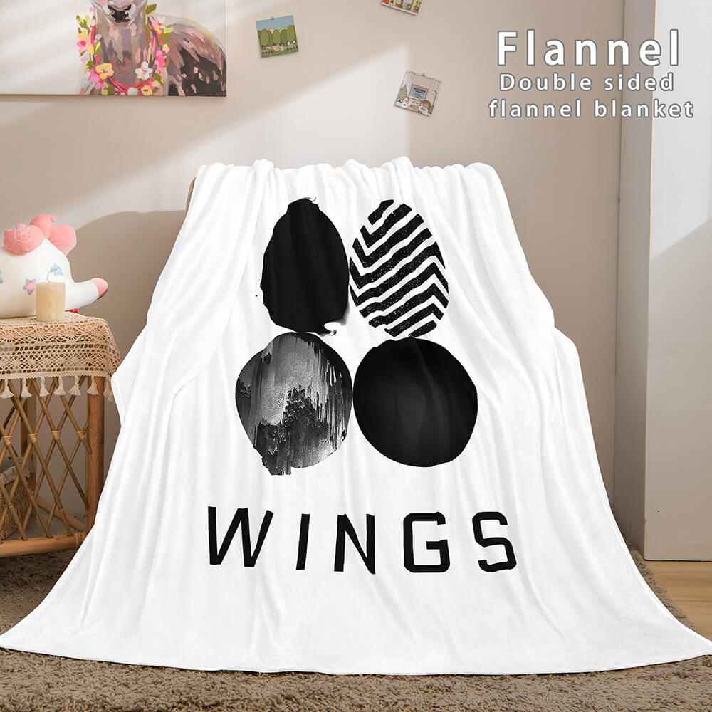 Kpop BTS Butter Bangtan Boys Cosplay Flannel Blanket Bedding Sets (Online Order Only)