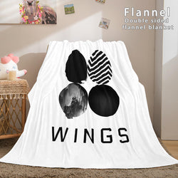 Kpop BTS Butter Bangtan Boys Cosplay Flannel Blanket Bedding Sets (Online Order Only)