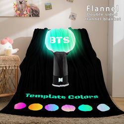 Kpop BTS Butter Bangtan Boys Cosplay Flannel Blanket Bedding Sets (Online Order Only)