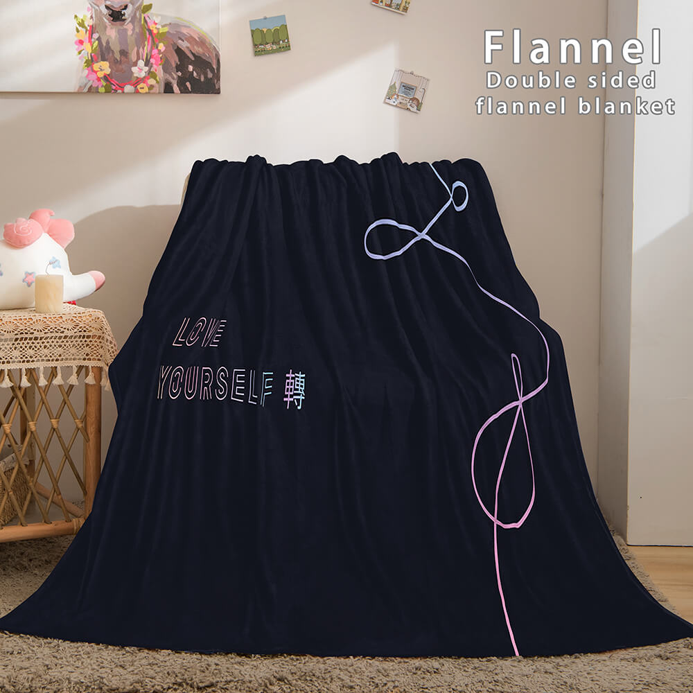Kpop BTS Butter Bangtan Boys Cosplay Flannel Blanket Bedding Sets (Online Order Only)
