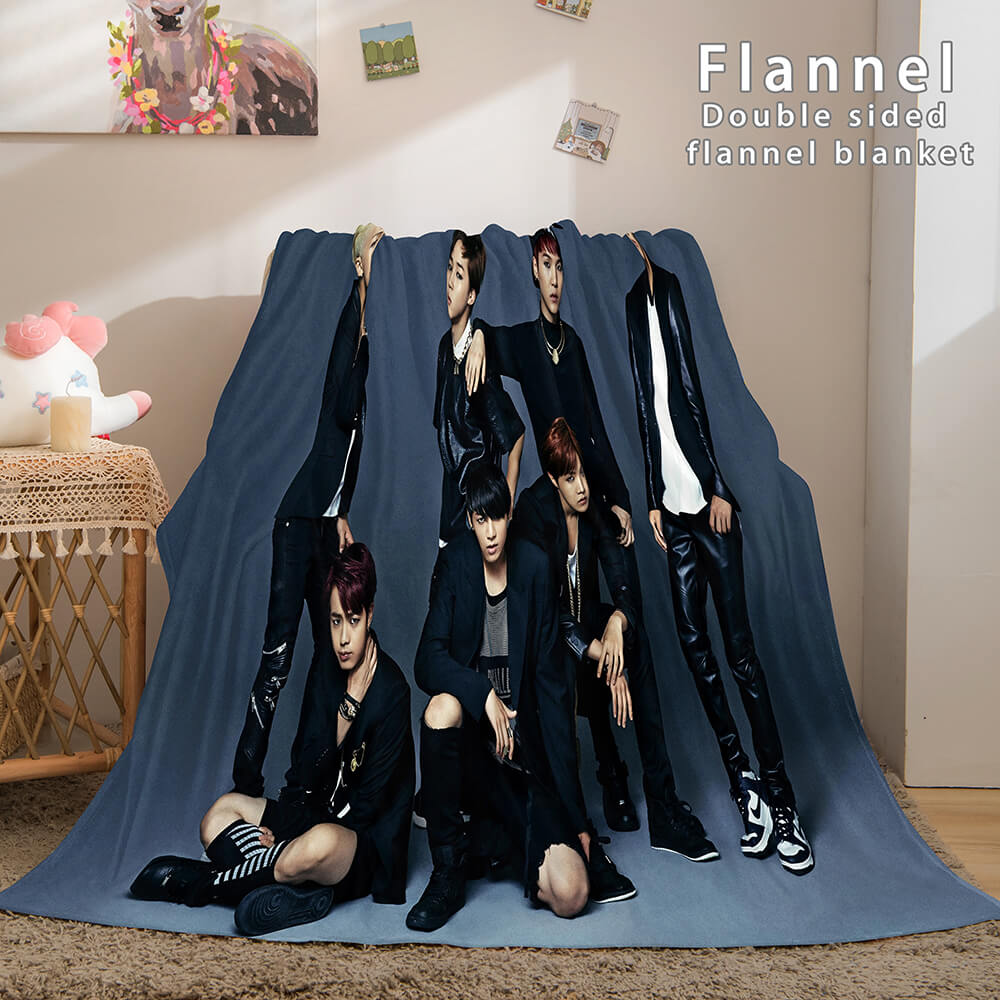 Kpop BTS Butter Bangtan Boys Cosplay Flannel Blanket (Online Order Only)