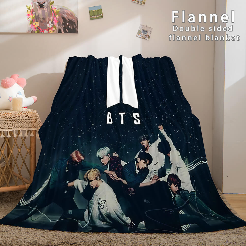 Kpop BTS Butter Bangtan Boys Cosplay Flannel Blanket (Online Order Only)
