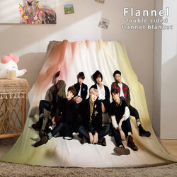 Kpop BTS Butter Bangtan Boys Cosplay Flannel Blanket (Online Order Only)