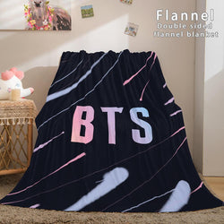 BTS Butter Bangtan Boys Flannel Fleece Blanket (Online Order Only)