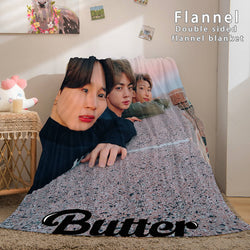 Kpop BTS Butter Cosplay Flannel Blanket (Online Order Only)