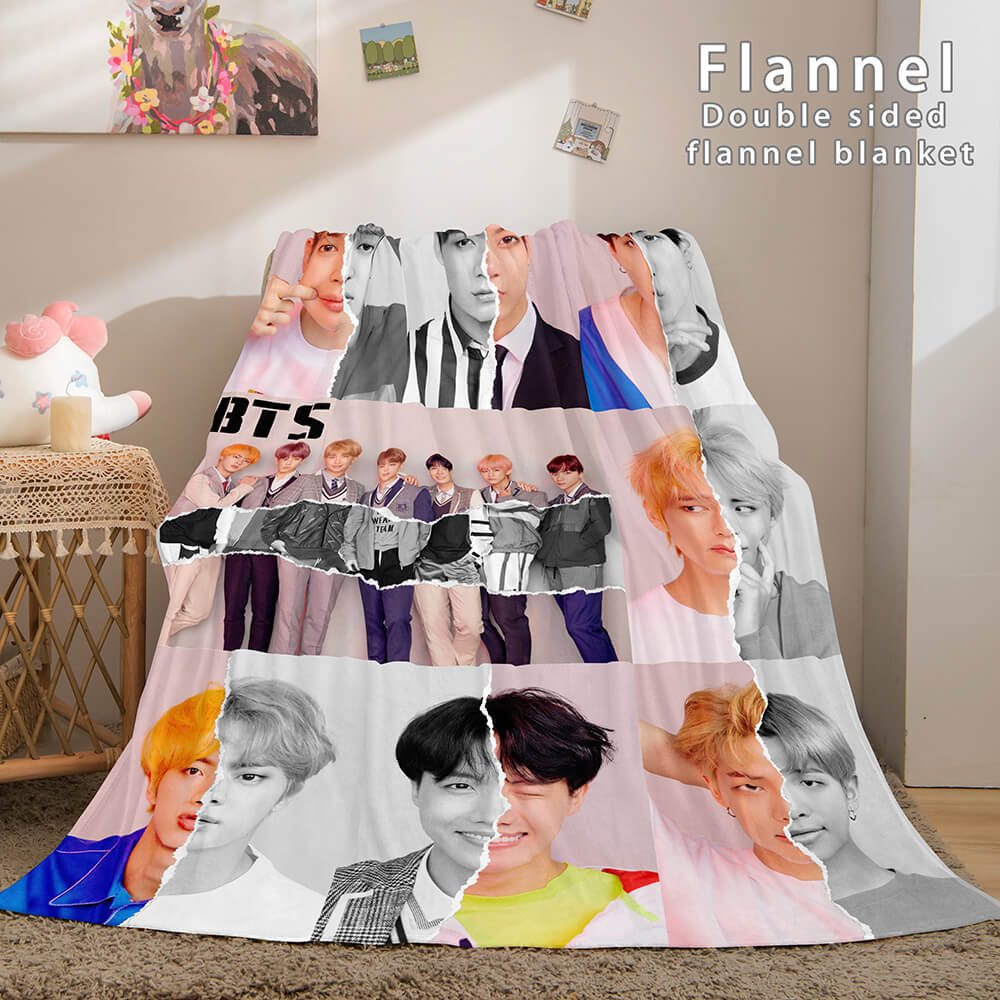 Kpop BTS Butter Cosplay Flannel Blanket (Online Order Only)