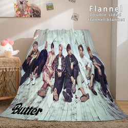 Kpop BTS Butter Cosplay Flannel Blanket (Online Order Only)