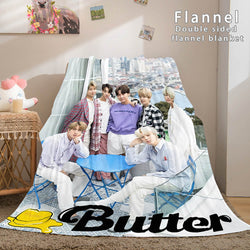 Kpop BTS Butter Cosplay Flannel Blanket (Online Order Only)