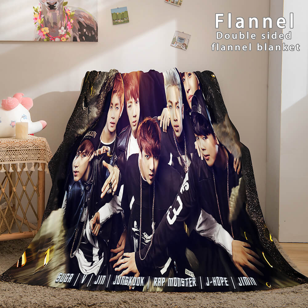 Kpop BTS Butter Cosplay Flannel Blanket (Online Order Only)