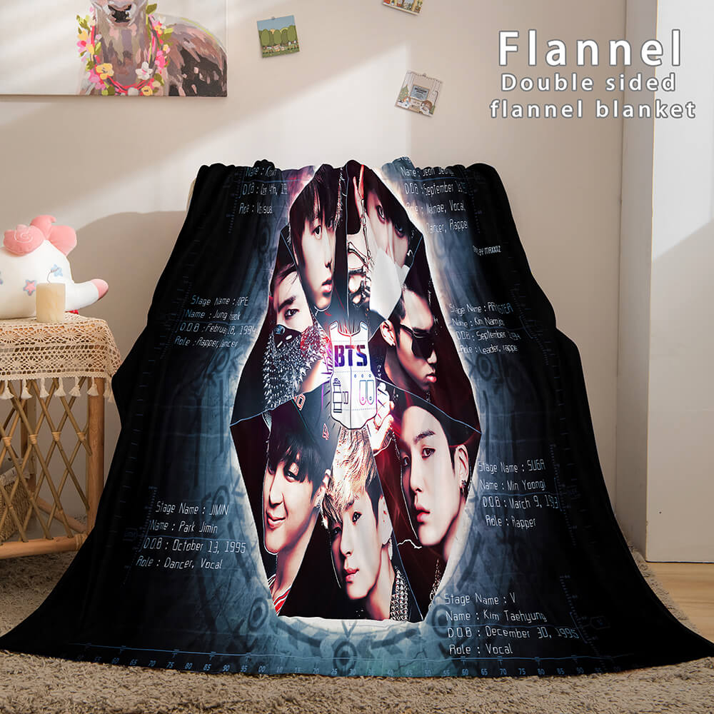 Kpop BTS Butter Cosplay Flannel Blanket (Online Order Only)