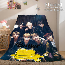 Kpop BTS Butter Cosplay Flannel Blanket (Online Order Only)