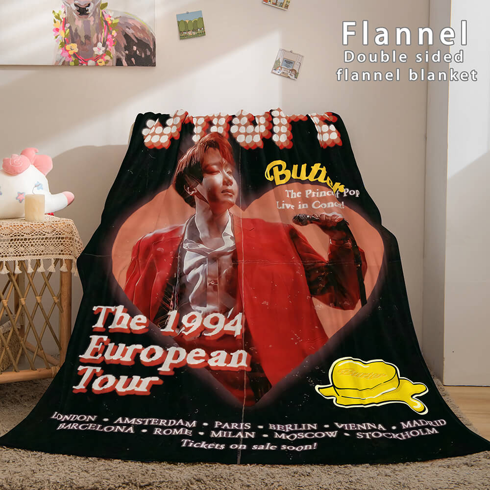 Kpop BTS Butter Cosplay Flannel Blanket (Online Order Only)