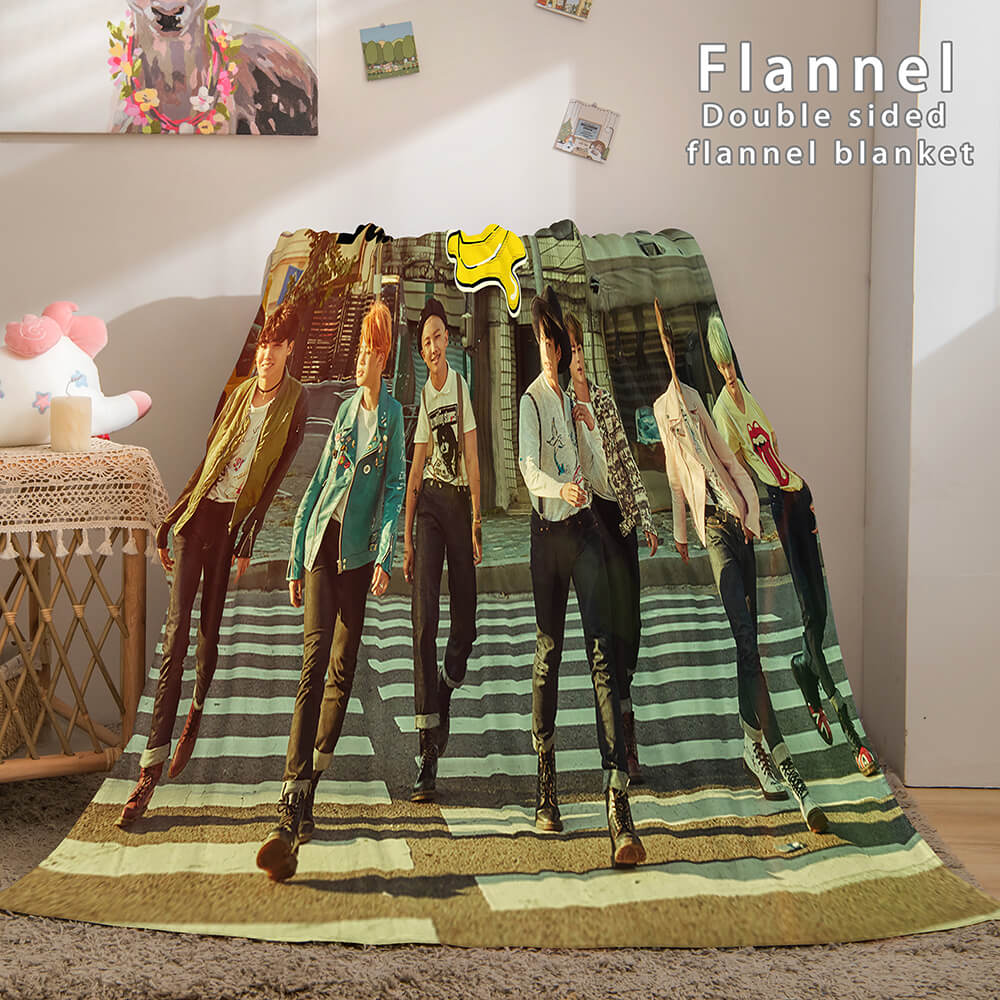 Kpop BTS Butter Cosplay Flannel Blanket (Online Order Only)