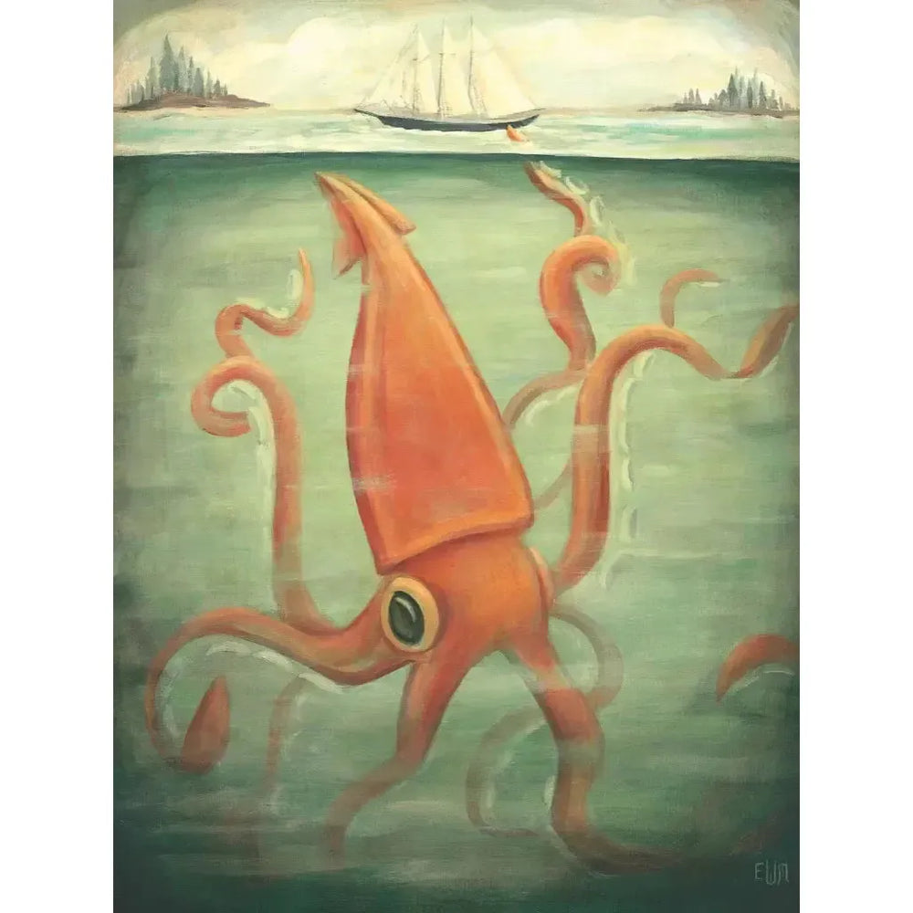 Kraken Underneath Dream World 500 Piece Jigsaw Puzzle NYPC