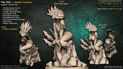 3D Printed Artisan Guild Krakia-Gurun Pinup Swamp Gurunda 28mm 32mm (Online Only)