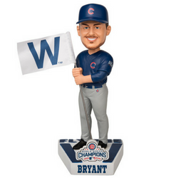 Chicago Cubs 2016 World Series Fly the W Bobbleheads (ONLINE ORDER ONLY)