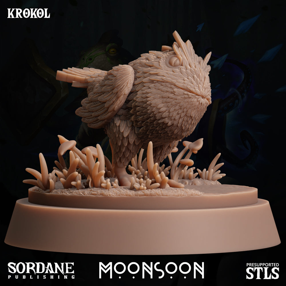 3D Printed Sordane Publishing Krokol Moonsoon 28 32mm D&D (Online Only)