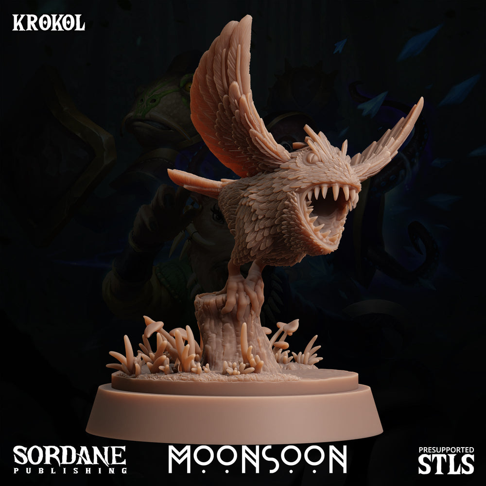 3D Printed Sordane Publishing Krokol Moonsoon 28 32mm D&D (Online Only)