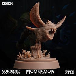 3D Printed Sordane Publishing Krokol Moonsoon 28 32mm D&D (Online Only)