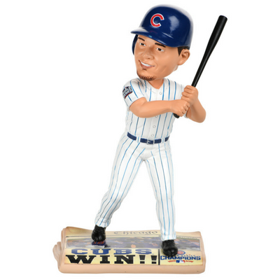 Chicago Cubs 2016 World Series Newspaper Bobbleheads (ONLINE ORDER ONLY)