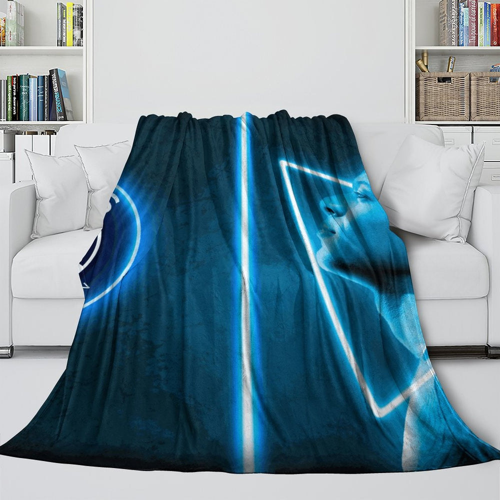 Kylian Mbappé Blanket Flannel Throw Room Decoration (Online Order Only)