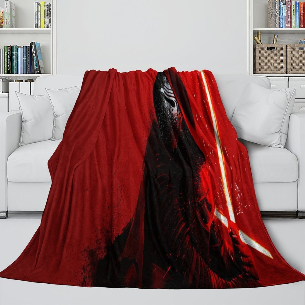 Kylo Ren Blanket Flannel Throw Room Decoration (ONLINE ORDER ONLY)