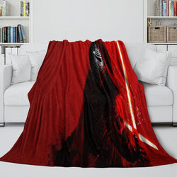 Kylo Ren Blanket Flannel Throw Room Decoration (ONLINE ORDER ONLY)