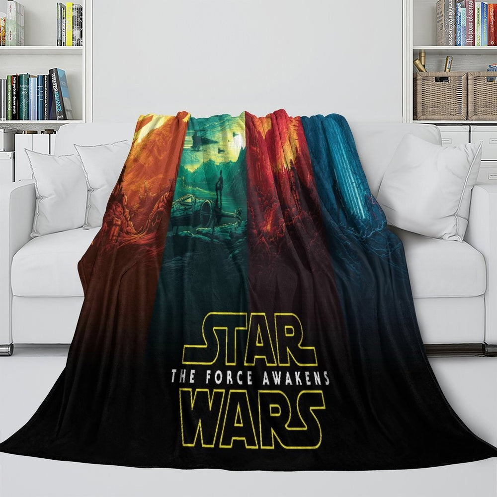 Kylo Ren Blanket Flannel Throw Room Decoration (ONLINE ORDER ONLY)