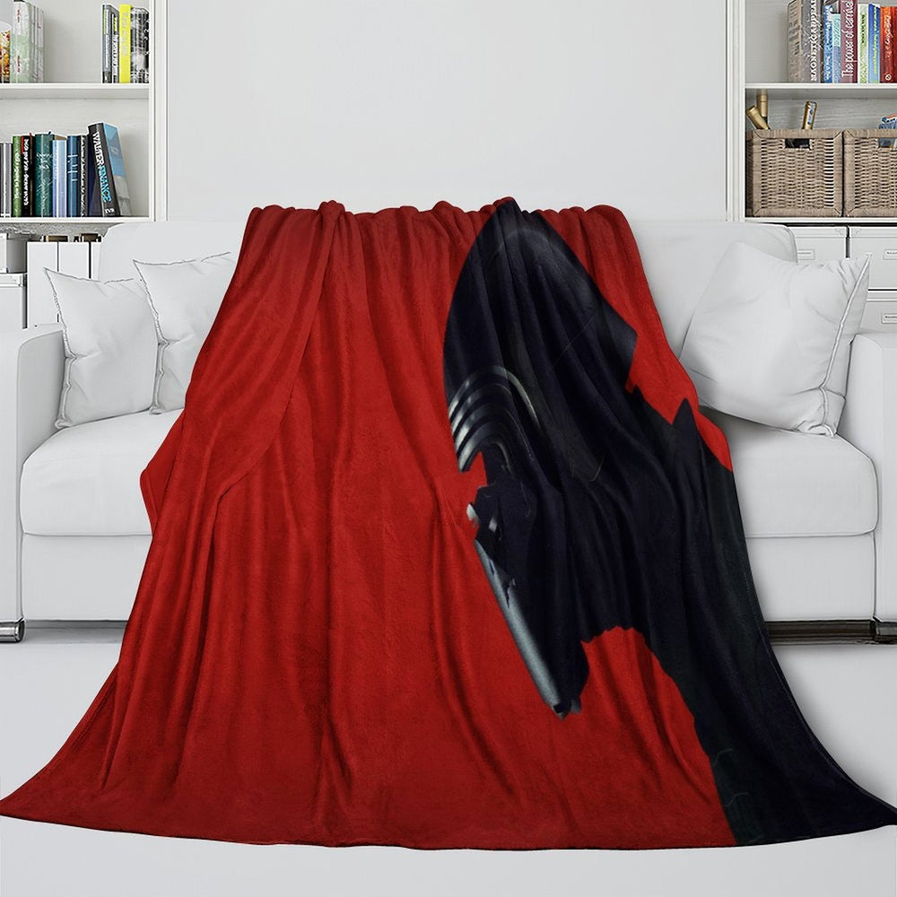 Kylo Ren Blanket Flannel Throw Room Decoration (ONLINE ORDER ONLY)