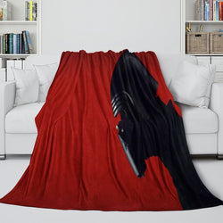 Kylo Ren Blanket Flannel Throw Room Decoration (ONLINE ORDER ONLY)