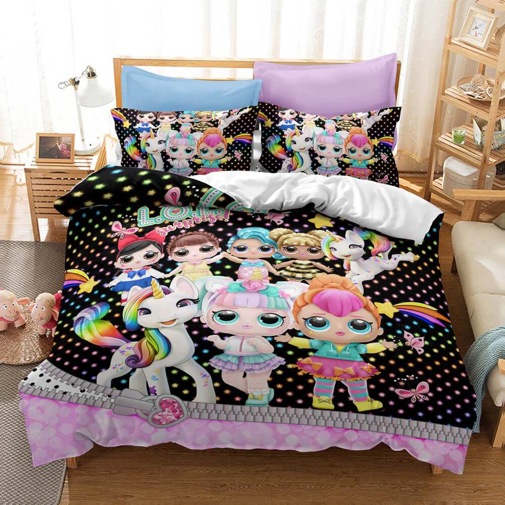 L.O.L Surprise Bedding Set Quilt Duvet Cover Without Filler (Online Order Only)