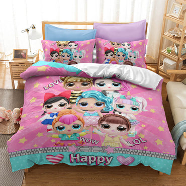 L.O.L Surprise Bedding Set Quilt Duvet Cover Without Filler (Online Order Only)