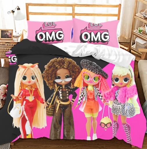 L.O.L Surprise Bedding Set Quilt Duvet Cover Without Filler (Online Order Only)