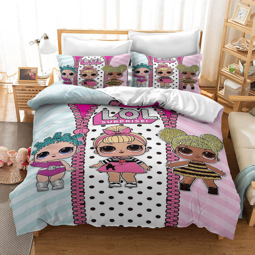 L.O.L Surprise Bedding Set Quilt Duvet Cover Without Filler (Online Order Only)