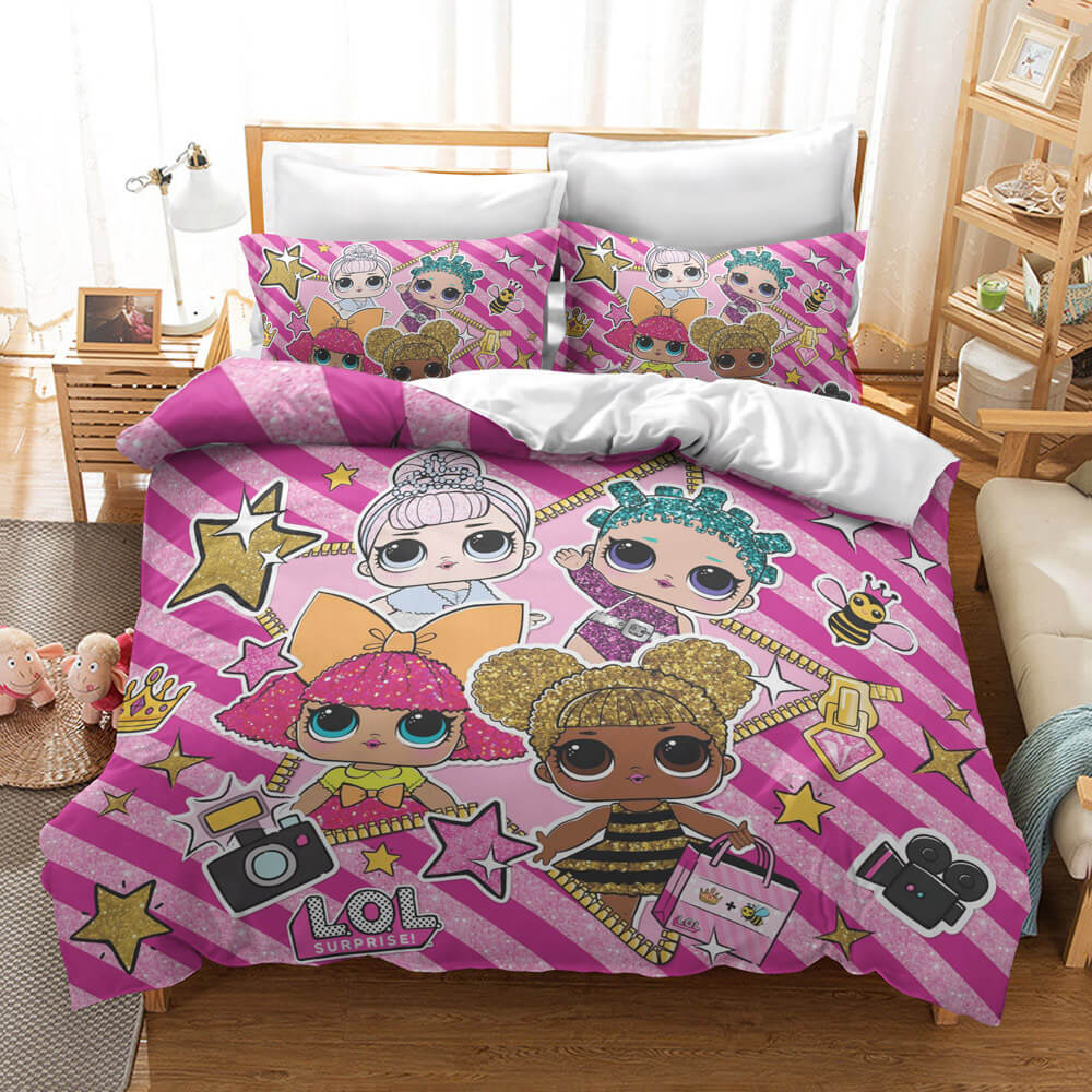 L.O.L Surprise Bedding Set Quilt Duvet Cover Without Filler (Online Order Only)