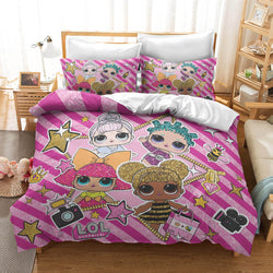 L.O.L Surprise Bedding Set Quilt Duvet Cover Without Filler (Online Order Only)