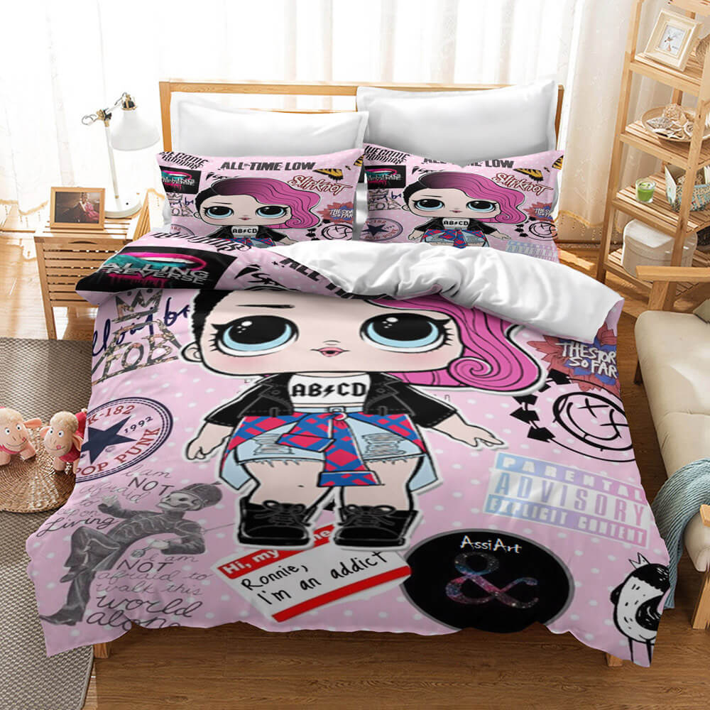 L.O.L Surprise Bedding Set Quilt Duvet Cover Without Filler (Online Order Only)