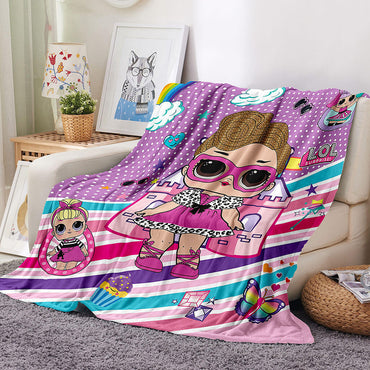 L.O.L Surprise Blanket Flannel Fleece Throw Blanket Room Decoration (Online Order Only)