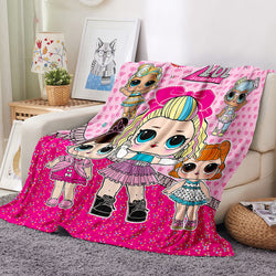 L.O.L Surprise Blanket Flannel Fleece Throw Blanket Room Decoration (Online Order Only)