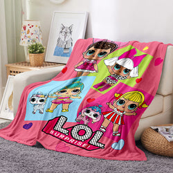 L.O.L Surprise Blanket Flannel Fleece Throw Blanket Room Decoration (Online Order Only)