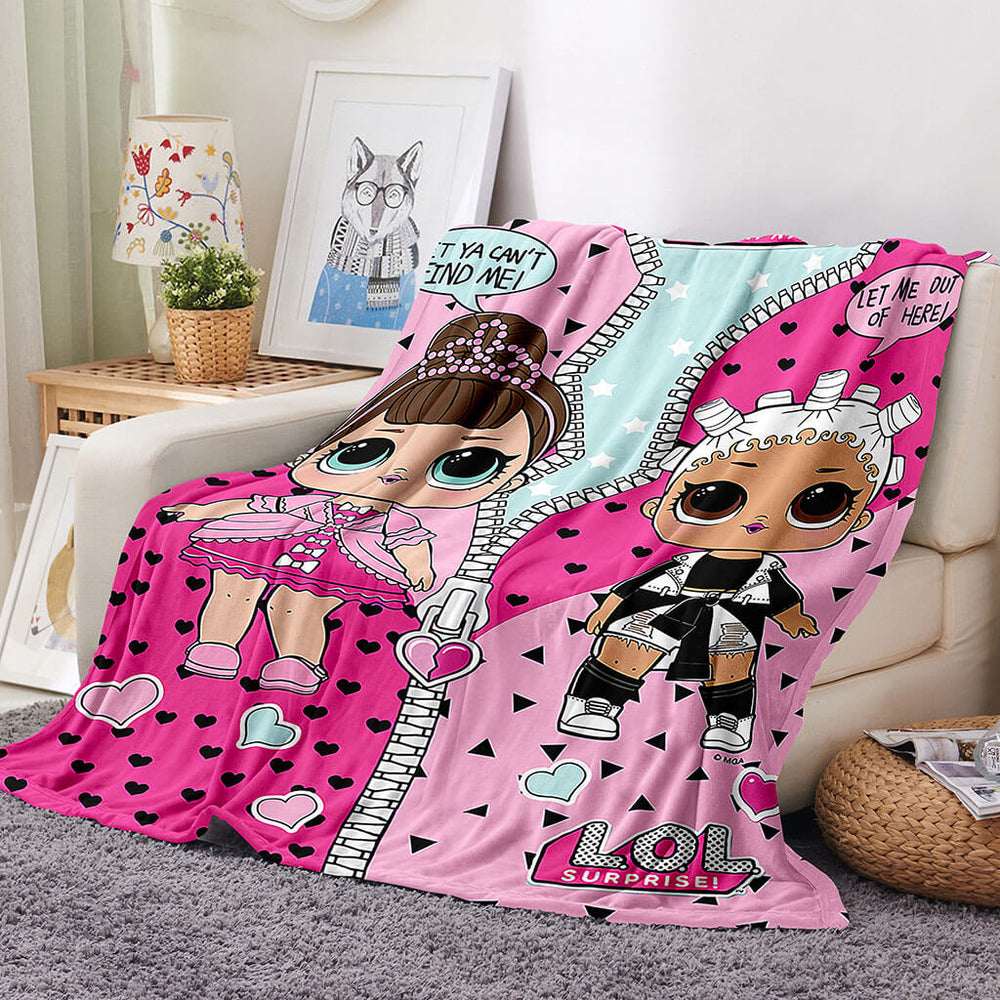 L.O.L Surprise Blanket Flannel Fleece Throw Blanket Room Decoration (Online Order Only)