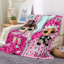 L.O.L Surprise Blanket Flannel Fleece Throw Blanket Room Decoration (Online Order Only)