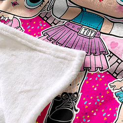 L.O.L Surprise Blanket Flannel Fleece Throw Blanket Room Decoration (Online Order Only)