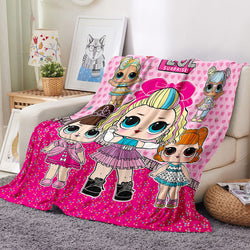 L.O.L Surprise Blanket Flannel Fleece Throw Blanket Room Decoration (Online Order Only)