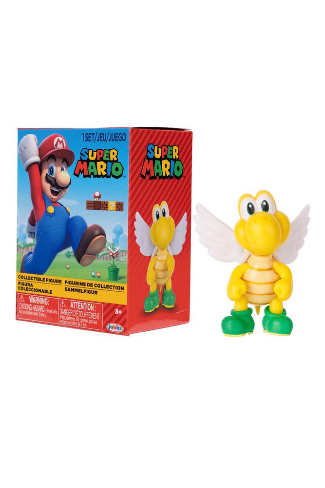 License 2 Play: Nintendo - Super Mario™ - Articulated Figures - Green Para Koopa Troopa - 2.5" (ONLINE ORDER ONLY)